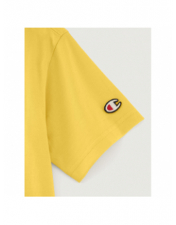 T-shirt crewneck logo jaune enfant - Champion