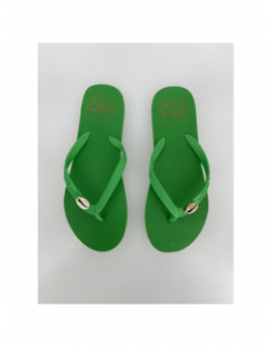 Tongs exnymphali brésil vert femme - Culture Sud