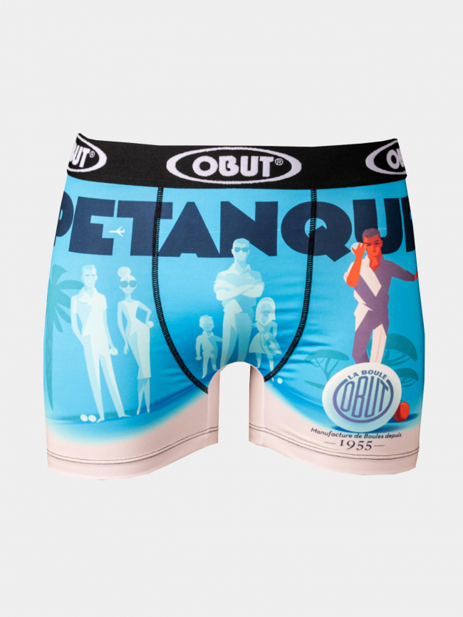 Boxer pétanque bleu homme - Obut
