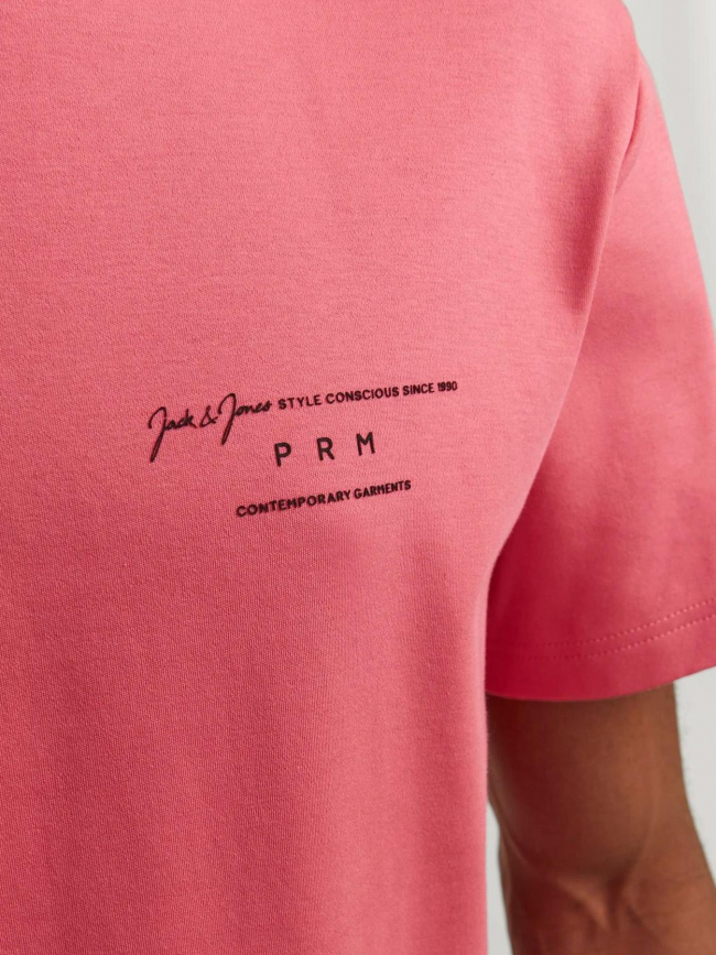 T-shirt sanchez uni rose homme - Jack & Jones