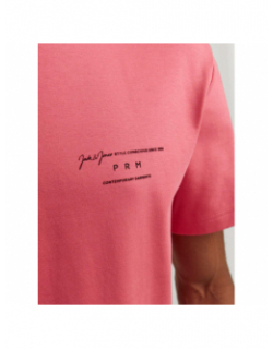 T-shirt sanchez uni rose homme - Jack & Jones