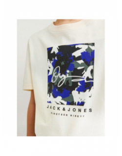 T-shirt aruba aop branding beige homme - Jack & Jones