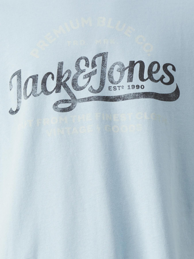 T-shirt blulouie bleu homme - Jack & Jones