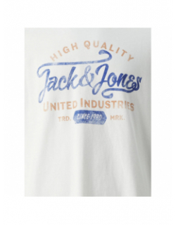 T-shirt blulouie blanc homme - Jack & Jones