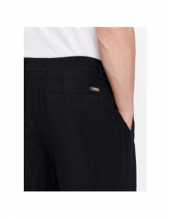 Short en lin bleu homme - Armani Exchange