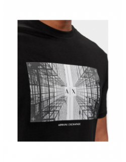 T-shirt imprimés noir homme - Armani Exchange