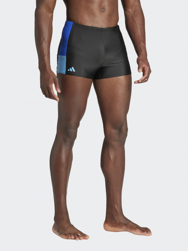 Boxer de natation block bleu noir homme - Adidas