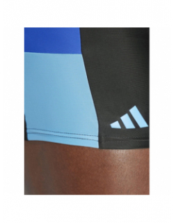 Boxer de natation block bleu noir homme - Adidas