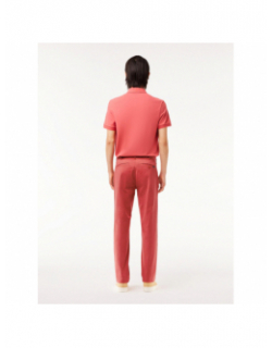 Pantalon chino core essentials rouge homme - Lacoste