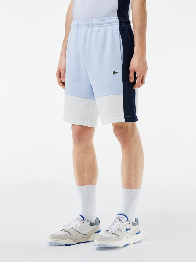 Short jogging collection bicolore bleu homme - Lacoste