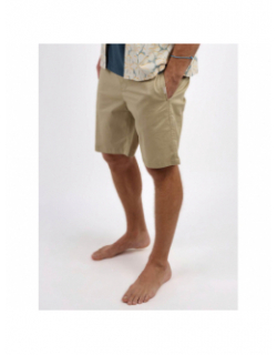 Short chino taille élastique naghel beige homme - Oxbow