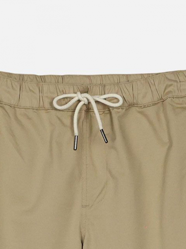 Short chino taille élastique naghel beige homme - Oxbow