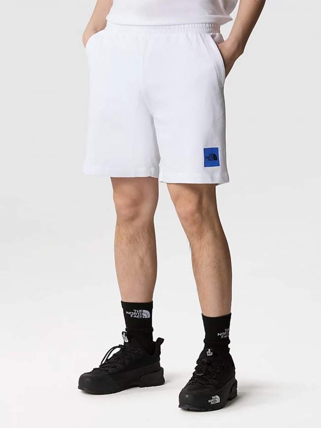 Short jogging graphic logo blanc homme - The North Face