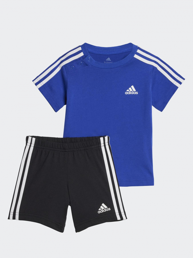 Ensemble sport t-shirt short bleu garçon - Adidas