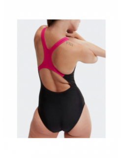 Maillot de bain natation 1 pièce eco medley noir rose femme - Speedo