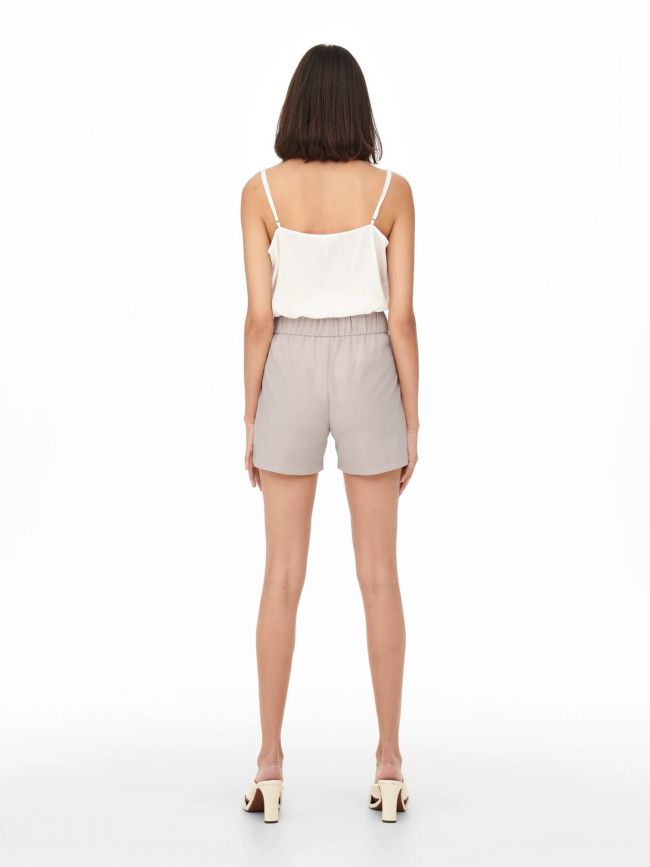 Short taille haute geggo beige femme - JDY