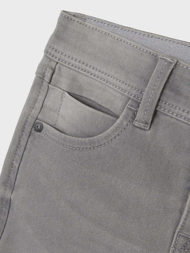 Short en jean silas slim gris garçon - Name It