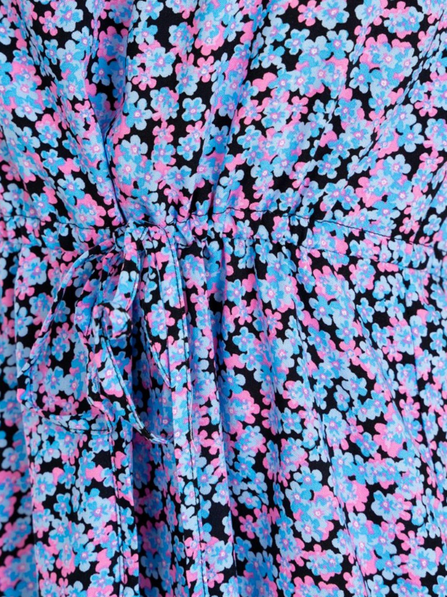 Robe courte à fleurs easy joy rose bleu femme - Vero Moda