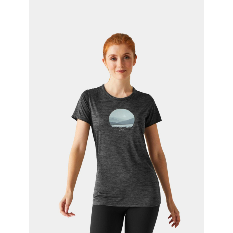T-shirt de randonnée fingal 8 gris femme - Regatta