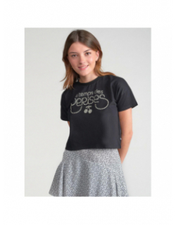 T-shirt willeygi noir fille - Le Temps Des Cerises