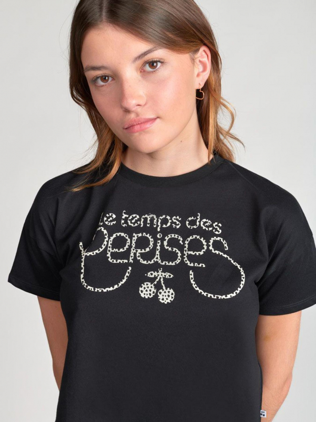 T-shirt willeygi noir fille - Le Temps Des Cerises