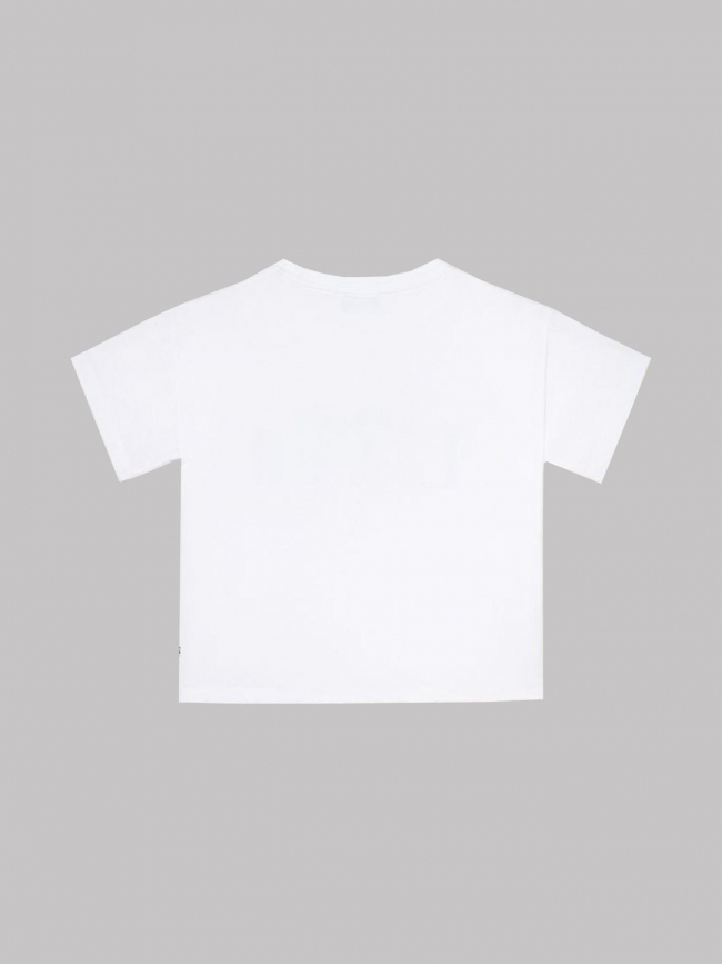 T-shirt jacksongi blanc fille - Le Temps Des Cerises