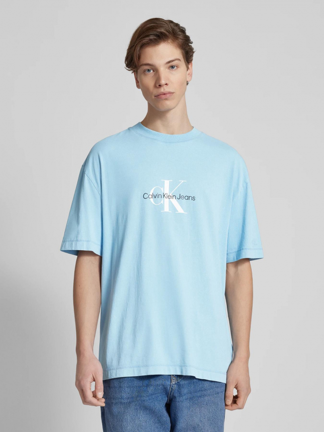 T-shirt archival monologo bleu ciel homme - Calvin Klein Jeans