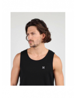 Débardeur uni 4flow logo brodé noir homme - Oxbow