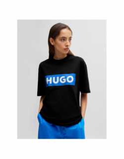 T-shirt logo nico noir homme - Hugo