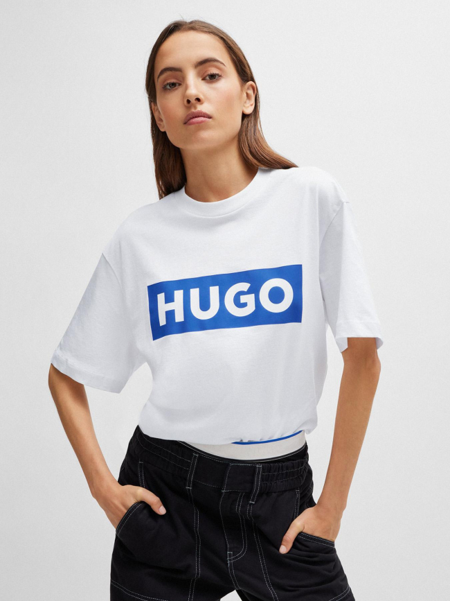 T-shirt logo nico blanc - Hugo