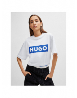 T-shirt logo nico blanc - Hugo