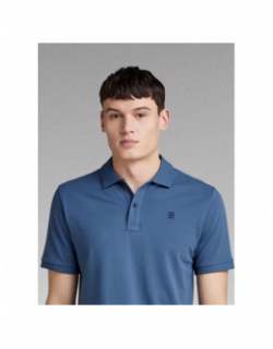 Polo slim dunda bleu indigo homme - G Star