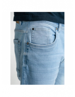 Short en jean slim jackson bleu clair homme - Petrol Industries