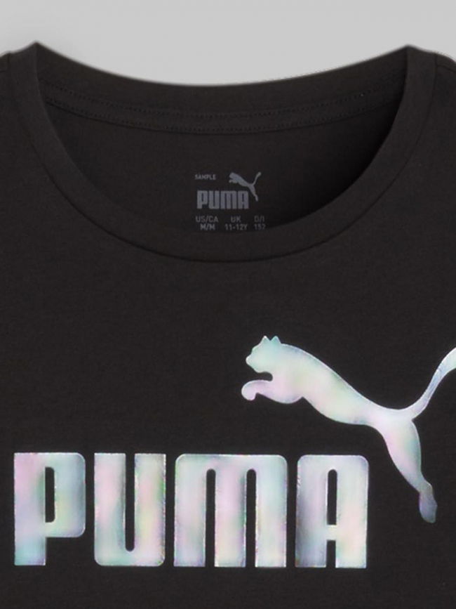 T-shirt graf color shift noir fille - Puma