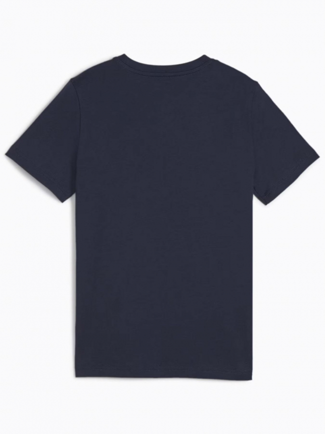 T-shirt graf wording bleu marine enfant - Puma