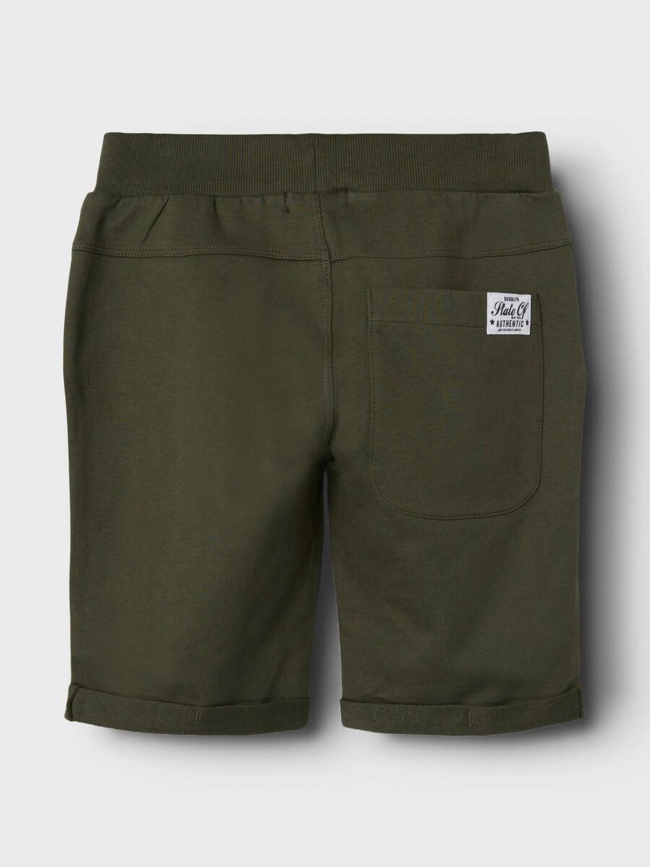 Short jogging vermo kaki garçon - Name It