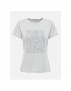 T-shirt jordy life blanc femme - Only Play
