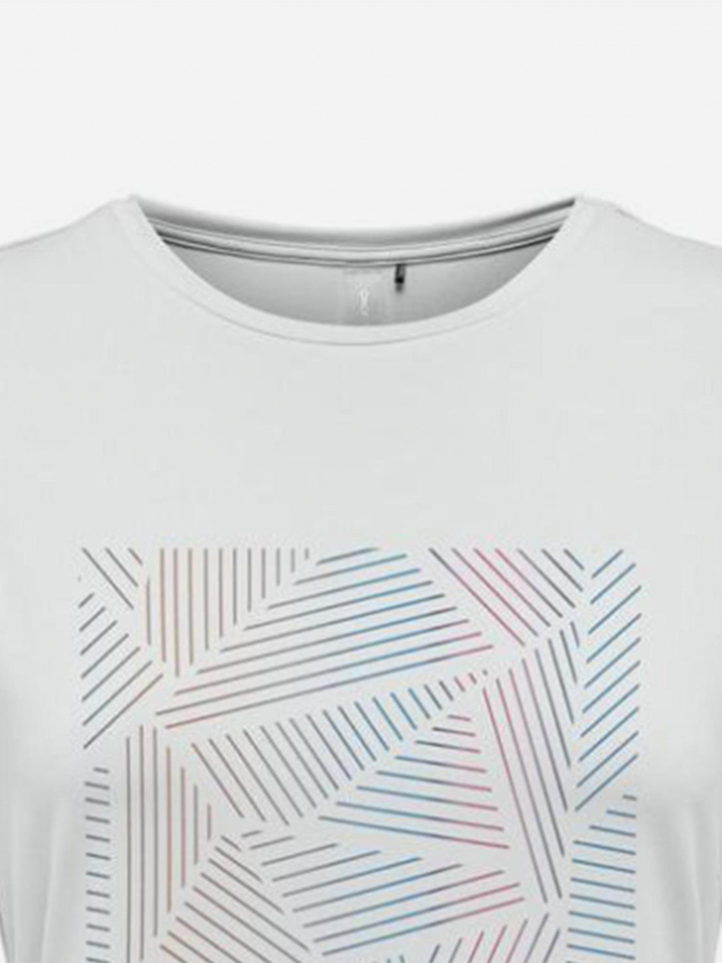 T-shirt jordy life blanc femme - Only Play