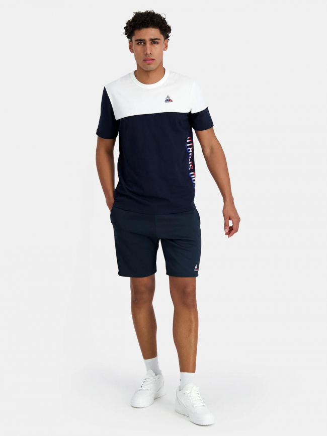 Short tri regular n1 bleu marine homme - Le Coq Sportif
