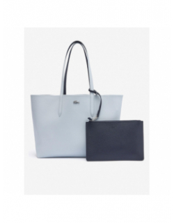 Sac tote bag gris clair femme - Lacoste