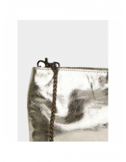 Sac bandoulière pcmalene suede doré femme - Pieces