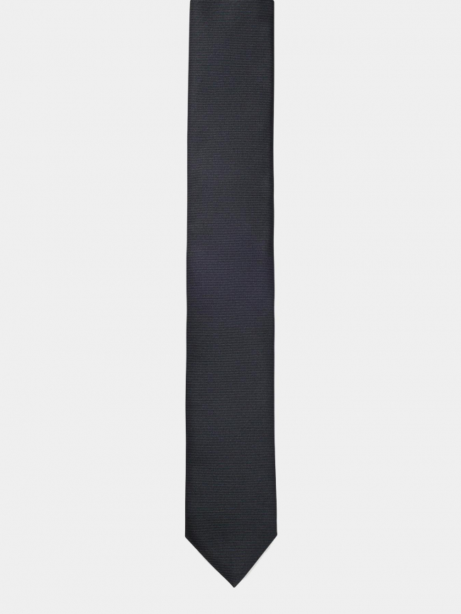 Cravatte tie cm 6 rayures noir homme - Hugo