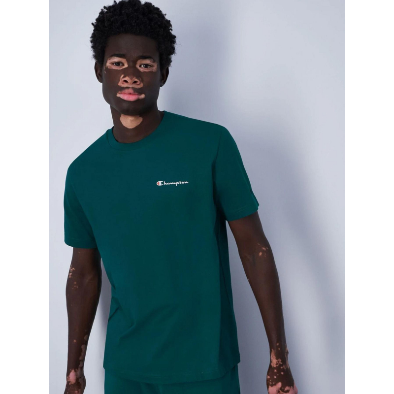 T-shirt basic crewneck vert homme - Champion