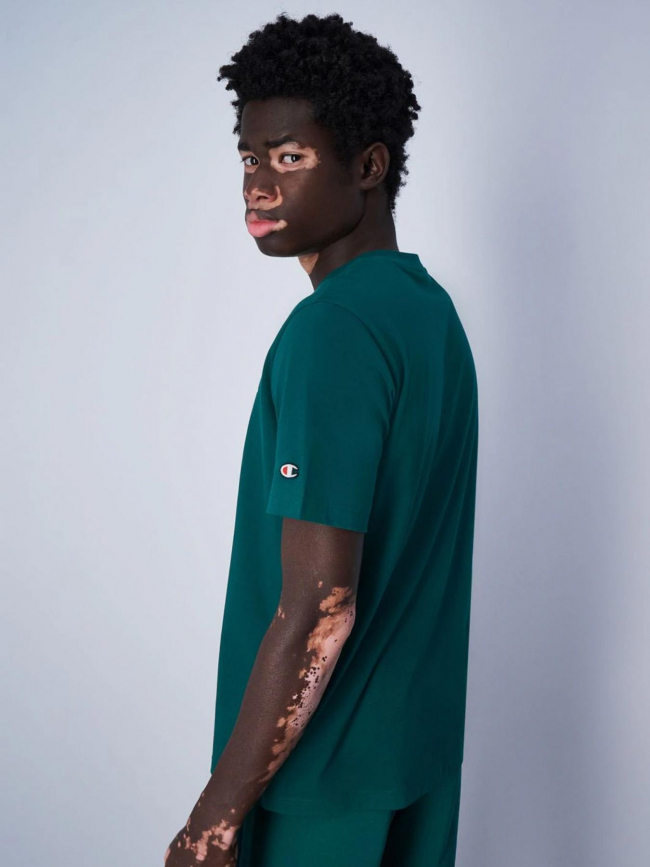 T-shirt basic crewneck vert homme - Champion