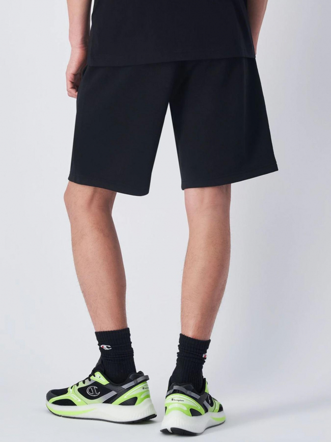Bermuda molleton uni noir homme - Champion
