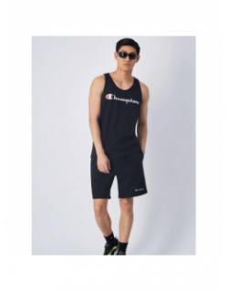 Bermuda molleton uni noir homme - Champion