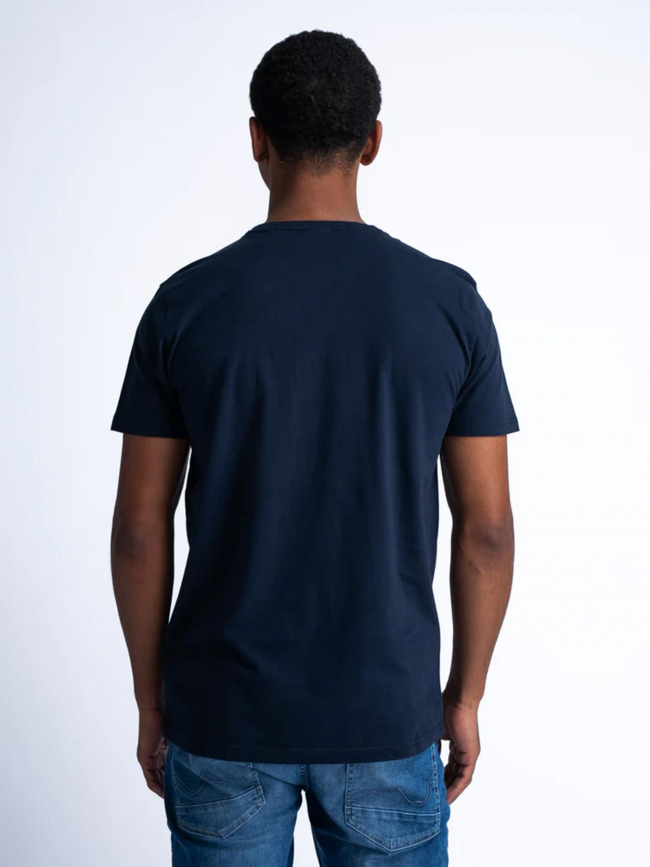 T-shirt ss classic imprimé bleu marine homme - Petrol Industries