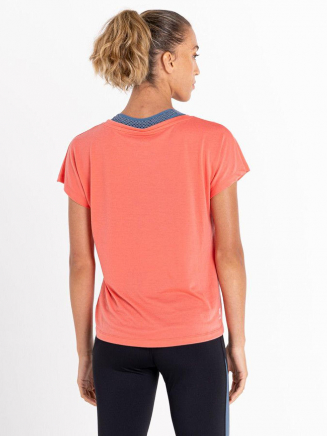 T-shirt de sport persisting rouge femme - Dare2b