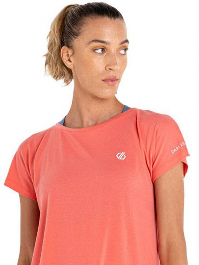 T-shirt de sport persisting rouge femme - Dare2b