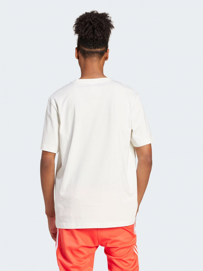T-shirt fi bos regular logo blanc rouge homme - Adidas